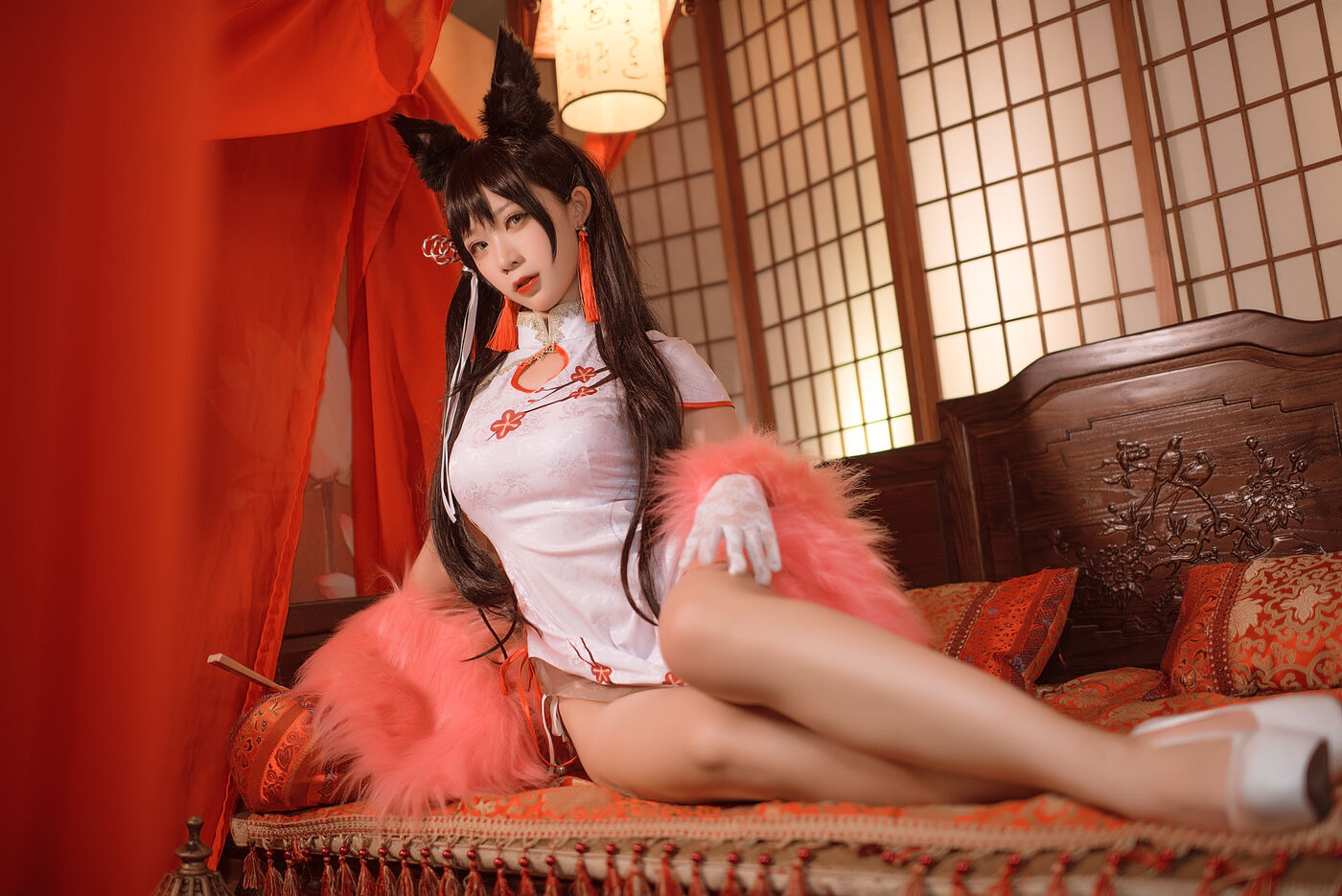 樱落酱 NO.005 爱宕新春旗袍 [16P]插图7